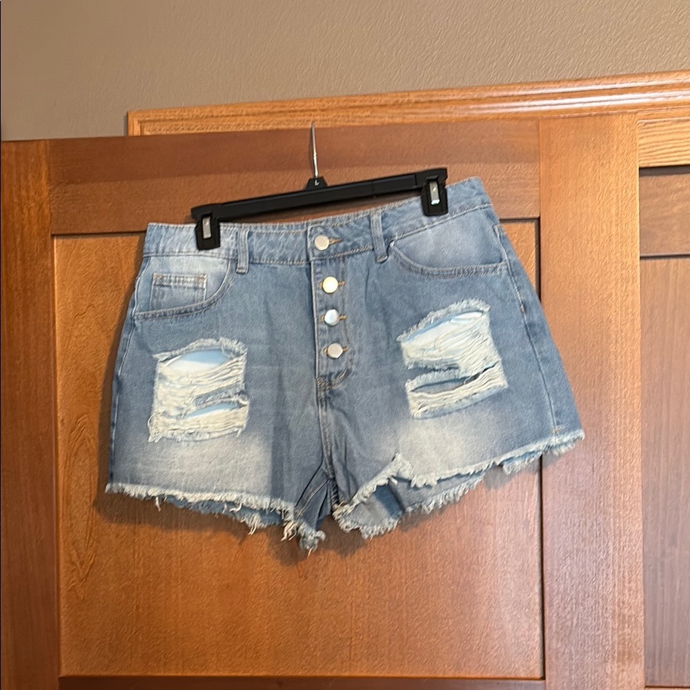 NWOT Denim Distressed Women Shorts